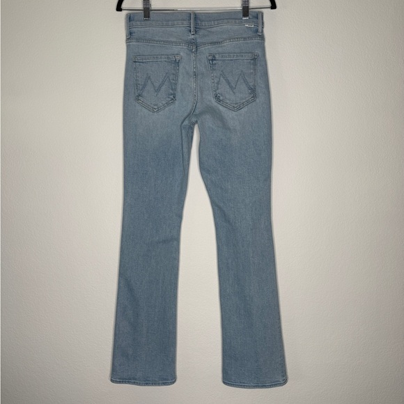 MOTHER The Insider Sneak Lost Art Jeans Blue Size 27 Stretchy Denim - Picture 3 of 9